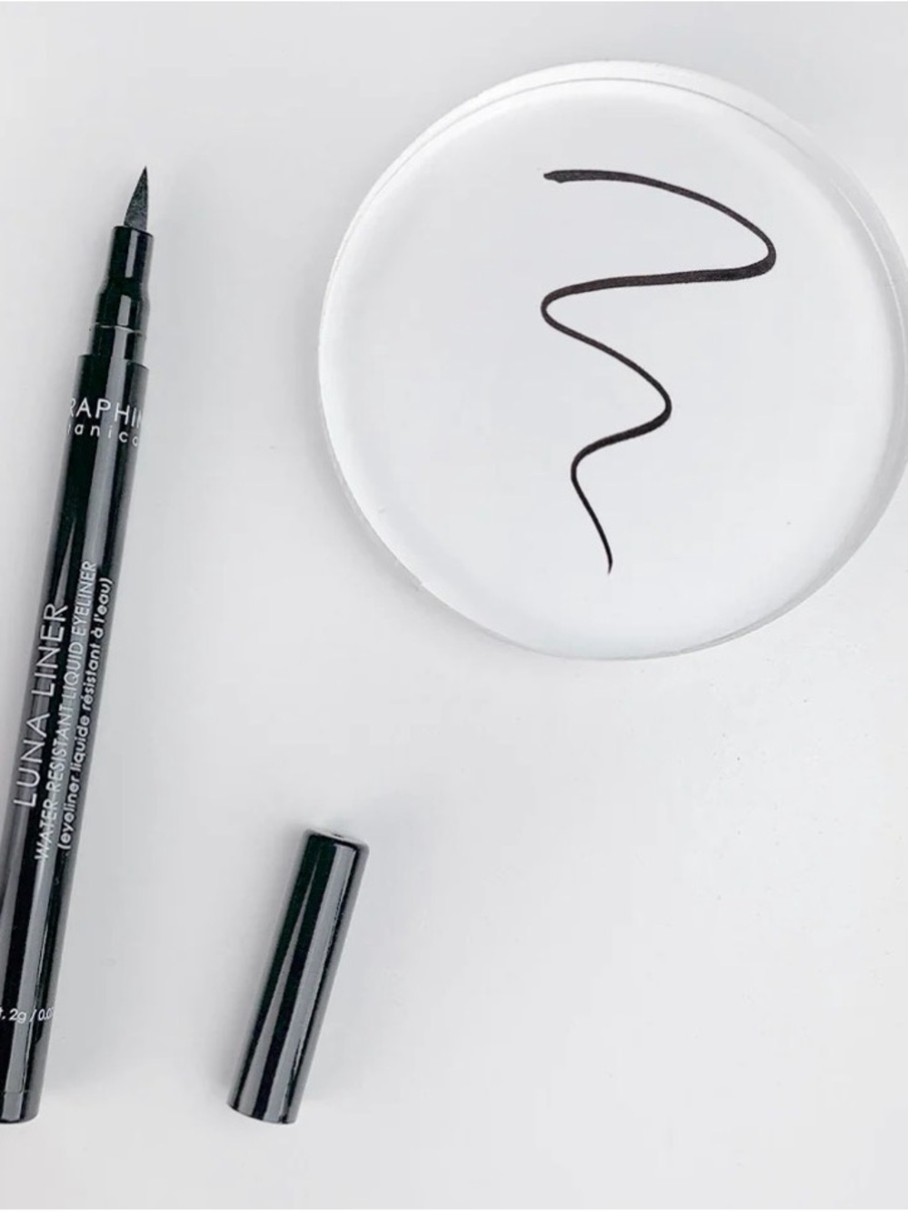 Luna Liner Waterproof Liquid Eyeliner in Black